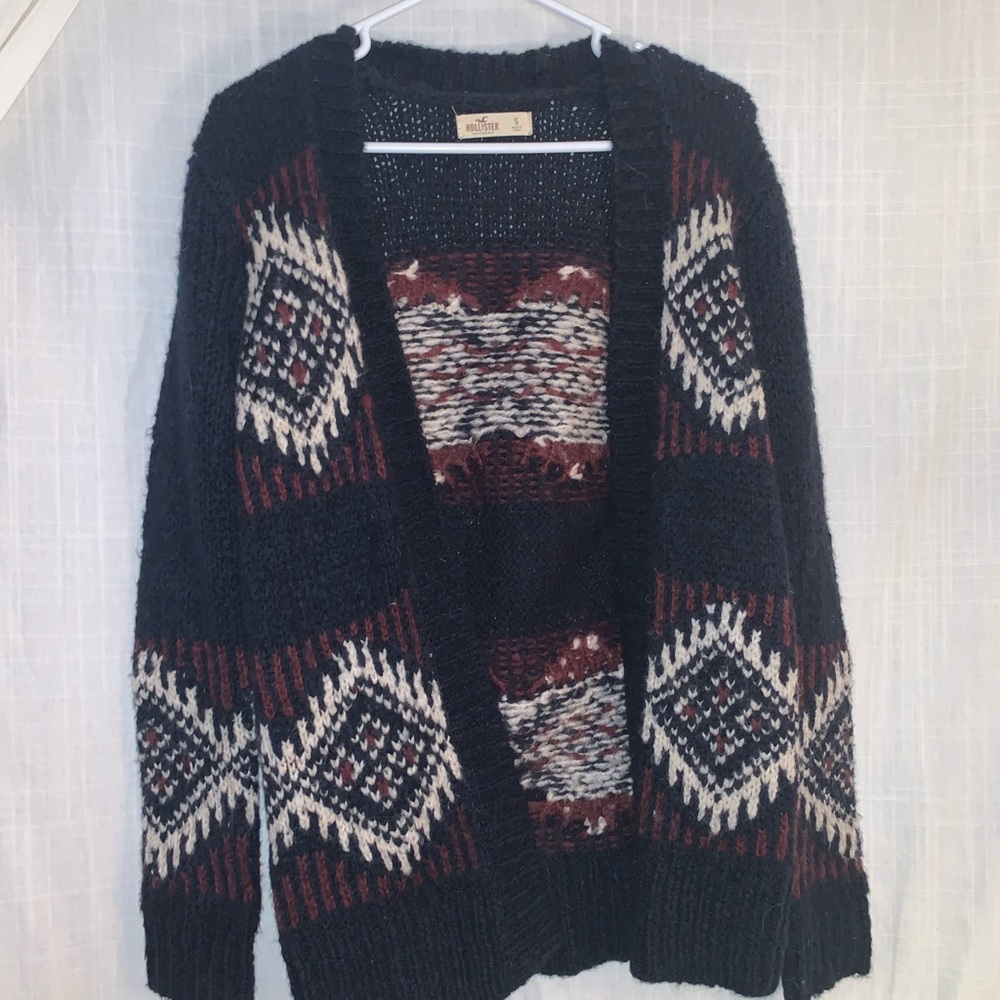 Hollister tribal print cardigan
